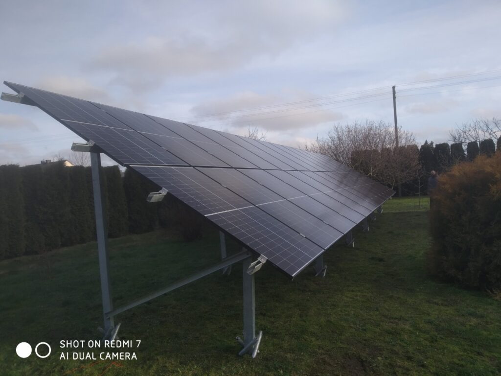 10 kW saulės jėgainė